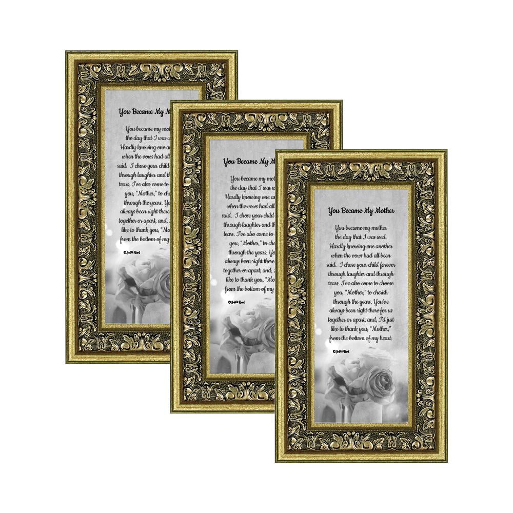 Picture Frame Set, 3 Piece Customizable Gallery Multi pack, 34x10, for