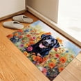 thumbnail image 3 of Welcome Spring Summer Labrador Retriever Portrait Flower Blue Sky Doormat Lab Dog Lover Gifts Indoor Outdoor Welcome Mat - 12001, 3 of 5
