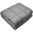 thumbnail image 2 of Easyum Weighted Soft Cotton Bed Blanket, Queen Size - Machine Washable Deep Sleep Reduce Anxiety, 2 of 5