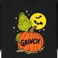 thumbnail image 3 of The Grinch  - Grinch And Pumpkin  - Men's Crew Neck Fleece Pullover, 3 of 5