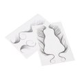 thumbnail image 3 of Fake Hairline Stickers, Hairline Sticker Kit Hair  Stickers Edges Hairstyles  Set Fashional Edge Hair Stickers Real-looking  For Hair Makeup, 3 of 8
