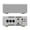 Silver, variant on Topping B200 Mono Pure Power Amp ,NFCA Discrete amplifier 12V Trigger,200W Ouput,Silver