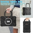 thumbnail image 5 of Case for Samsung Galaxy Tab A9 8.7 inch, 360 Degree Rotating Hand Grip Shockproof Cover with Shoulder Strap, Black, 5 of 7
