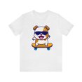 thumbnail image 2 of Skateboarding Bulldog Unisex T Shirt, 2 of 12