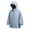 Light Blue, variant on Mens Lightweight Jacket Full Zip Hooded Athletic Jacket Unlined Quick-Drying Waterproof Coat for Cycling Outdoor Size 3XL White