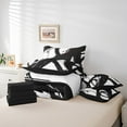 thumbnail image 4 of Erosebridal Futuristic Stripe Bedding Sets Queen Size, Abstract Geometric Comforter Sets with Sheets, Minimalism Decor, Reversible, 4 of 5