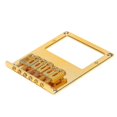 thumbnail image 4 of 6 Roller Saddle 6 String Humbucker Guitar Bridge for Tele Guitar (Gold), 4 of 5