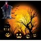 thumbnail image 5 of Decoración colgante de fantasma de calavera realista de Halloween - Fantasma de esqueleto de Parca de miedo Halloween oso de fresa Electrónica, 5 of 5