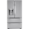 thumbnail image 3 of LG 22 cu ft. Smart Counter Depth Double Freezer Refrigerator with Craft Ice(TM) - LRMXC2206S, 3 of 13