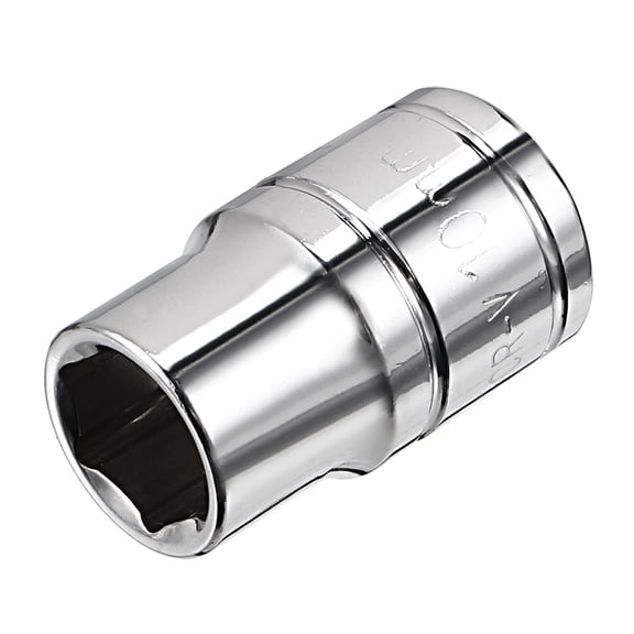 Unique Bargains 3/8-inch Drive 10mm 6-Point Shallow Socket, Cr-V Steel