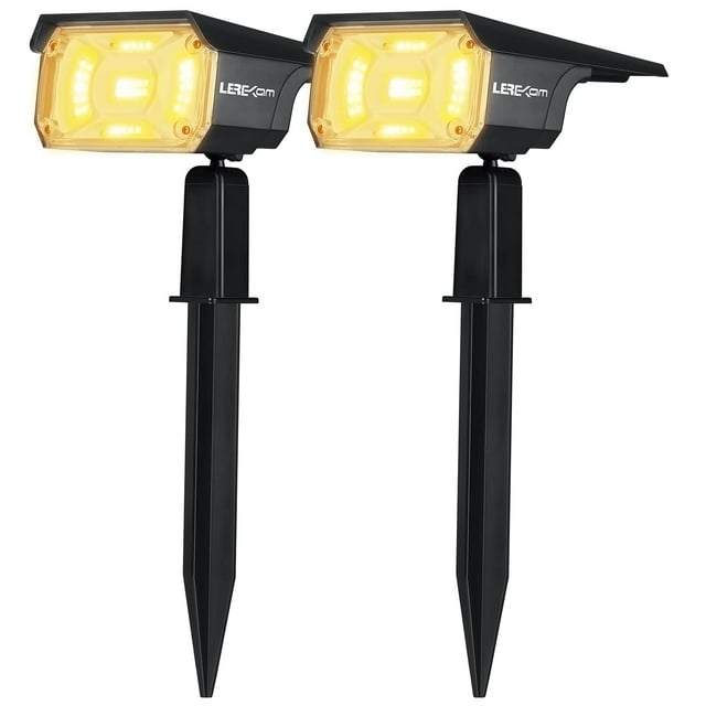 Focos solares para paisaje LEREKAM 40 LED IP65 a prueba de agua