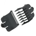 thumbnail image 4 of Hair Clipper Guide Combs, Humanized Design Prevent Scalp Injuries Easily Position Clipper Guards Cutting Guides  For Barber Shop Red/Green,Black, 4 of 8