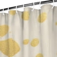 thumbnail image 3 of Teal and Gold Marble Wavy Lines Pattern Shower Curtain 72"x84" ,Bathroom Decorative Shower Curtains Set with 12 Hooks,Modern Waterproof Washable Shower Curtain, 3 of 6