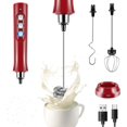 thumbnail image 3 of Espumador de leche para cafetería Espumador de café Espumador de leche eléctrico doméstico Batidora de leche Espumador de mano, 3 of 5
