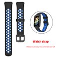 thumbnail image 2 of Banda de TPU para Huawei Band 7 Pulseras Pulsera inteligente Correa (Negro Azul) WDOplteas Para estrenar, 2 of 9