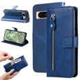thumbnail image 2 of Estuche de Cuero PU con Cierre para Google Pixel 8A , Funda Protectora con Billetera y Correa, 2 of 6