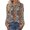 Multicolour Floral, variant on Fantaslook Blouses for Women Henley Long Sleeve Shirts Dressy Casual Fall Tops Work Blouses