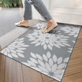 thumbnail image 4 of Bohemian Retro Floral Non-Slip Entryway Door Mat,Boho Indoor Decor Durable Low Plush Door Mat,Washable Welcome Rug for Patio Hallway Home Decor 17x30 Inches, 4 of 7