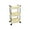 White,Free Size, variant on Qholemyo Living Room Snack And Fruit Cart Two Tier Multifunctional Mobile Storage Rack with Storage Small Storage Bins Book Shelf for Baby Bookcase Bathroom And Kitchen