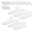 thumbnail image 5 of 18 Pack Floating Shoe Shelves,Transparent Acrylic Wall Mounted Shoe Display Shelves,for Display Collectible Shoe, 5 of 8