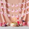 thumbnail image 4 of Kreatwow Hot chocolate Bar Decorations 3pcs Pink Hot chocola Bar Banner Hot Chocolate Bar Party Garland Decor for Xmas Winter Snowflake Wintertime Holidays Birthday Party Baby Shower Wedding for Girl, 4 of 6