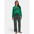 thumbnail image 3 of Women's and Women's Plus Christmas Sleep Pants from Holiday Time, Sizes S-3X, 3 of 6