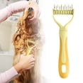 thumbnail image 2 of Peine de Doble Cara para Pelo de Mascota - Acero Inoxidable, Diseño Desenredante - Seguro para Todo Tipo de Pelaje, Previene Arañazos - Para Aseo de Perros y Gatos, 2 of 8