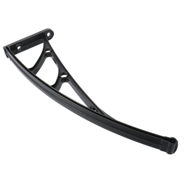 CHICHUMID Support de Store Courbé Noir pour Fenêtre Porte Couverture de Pluie Extérieure