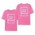 thumbnail image 4 of Custom Printed Women's T-Shirts Text Logo Photo Design Front Back Soft Comfortable Tee Casual Fit Fashion Top, 4 of 5