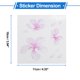thumbnail image 3 of 1 Pc Calcomanía de Patrón de Flor de Cerezo para Parachoques de Auto Impermeable Rosa Motocicleta Ventanas Computadoras Portátiles Maletas Sticker para Bloquear Rasguños 11x10cm, 3 of 6