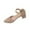 Beige, variant on TAGOLD Womens Low Heels Shoes,Women's Fashionable Casual Versatile Plus Size Elastic Slippers Solid Color Pointed Toe Closed Toe Heel Low Heel Shoes