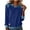 Navy, variant on BLVB Womens Denim Lapel Sweatshirts Casual Loose Long Sleeve Patchwork Pullover Fall Fashion Outfits