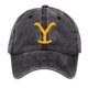 thumbnail image 1 of Clearance Yellowstone Dutton Ranch Hat Crossed Ponytail Baseball Cap Old Outdoor Sunscreen Hat, 1 of 3