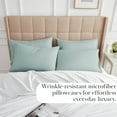 thumbnail image 3 of Southshore Fine Living, Inc. King Pillow Cases Set of 4, Extra Large for King Size Pillows, Sky Blue, 3 of 8