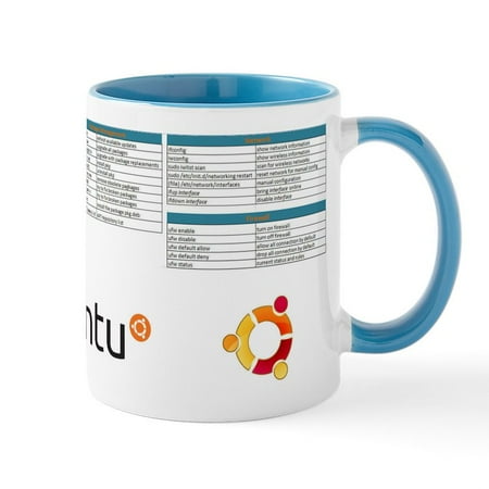 

CafePress - Ubuntu Reference Mug - 11 oz Ceramic Mug - Novelty Coffee Tea Cup