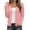 Pink, variant on QHFBli Women's Soft Cropped Cardigan Casual Lightweight Shrug Sweater Tops