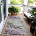 thumbnail image 6 of Addison Rugs Chantille Indoor/Outdoor Transitional Floral Lavender Washable Runner Rug, 2'3" x 7'6", 6 of 6