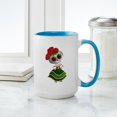 thumbnail image 4 of CafePress - El Dia De Los Muertos Skeleton Girl Mugs - 15 oz Ceramic Large White Novelty Mug, 4 of 4