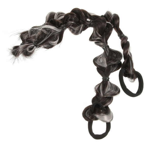 Milisten 2 Pcs Wig Braid Festival Fake Hair Braided Wigs Women's Miss