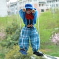 thumbnail image 2 of Marioneta de hilo marioneta de hilo muñeca de madera marioneta hecha a mano pura muñeca humana marioneta de hilo teatral juguete marioneta de hilo azul el payaso mide ANGGREK  Otros, 2 of 8