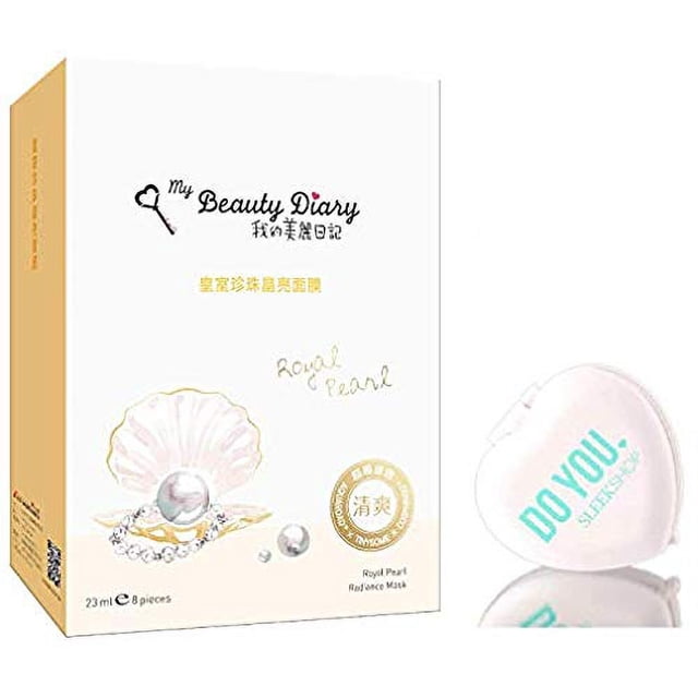 Mascarilla Facial My Beauty Diary de Perla Real para Mayor Luminosidad