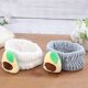 thumbnail image 5 of 2 diademas elásticas con diseño de aguacate para maquillaje, cómodas y prácticas para el cabello (blanco y gris), 5 of 8