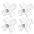 thumbnail image 4 of 6 Way Side Outlet Joint, Elbow Pipe Fittings 10PCS PVC Connector 20mm Inner Diameter, Stereoscopic Design for Water Pipes, Furniture, Greenhouse and Tent Connections, 4 of 7