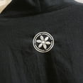 thumbnail image 4 of Men's Loose Fit Quarter Sleeve Embroidery Webbing Hop Style Casual Cardigan, 4 of 8