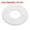 White, variant on Uxcell Wall Split Flange Self-Adhesive Escutcheon Plate Buckle Cover Gold 1.10"