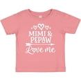 thumbnail image 3 of Inktastic Pepaw and Mimi Love Me Boys or Girls Baby T-Shirt, 3 of 5