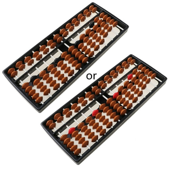 Yokua Plastic Abacus Arithmetic Soroban 13 Digits Kids Maths Calculating Tool Toys