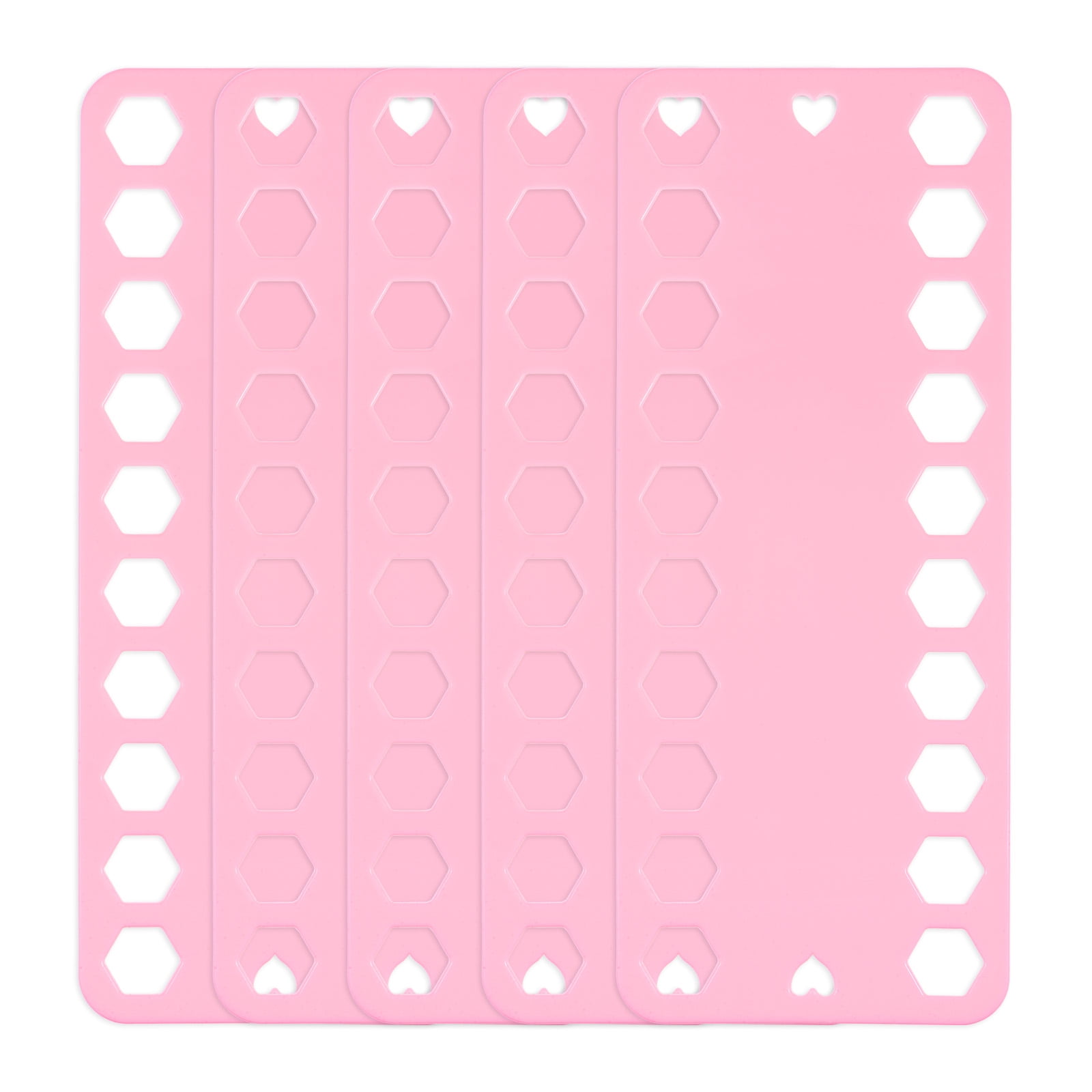 HARFINGTON 5-Pack Embroidery Floss Organizer Cards | 20-Slot PP Plastic Thread Holders