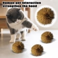 thumbnail image 2 of Soft Rabbit Fur Catnip Balls, Fluffy Faux Fur Cat Toys for Indoor Play, Washable & Fun to Chase for Exercise and Bonding (1pcs), 2 of 7