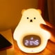 thumbnail image 1 of paquete de luz nocturna de oso, lindo despertador para niños, lámpara de guardería portátil hecha de silicona suave sin BPA, luz nocturna recargable por USB para niños, niñas, niños, bebés, regalos, 1 of 5